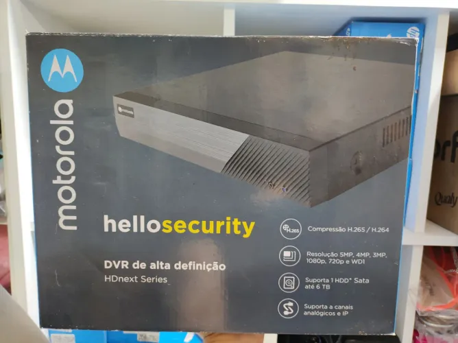 DVR Motorola 8 Canais de Alta Definição Canais Analógicos e IP