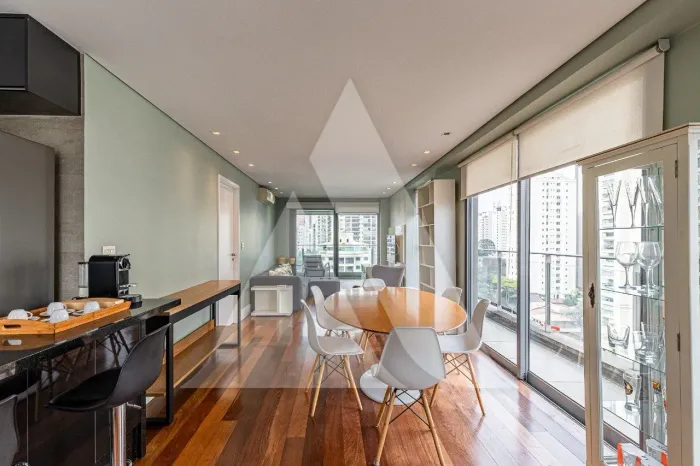 Apartamento para locação na Vila Nova Conceição | 106m² | Totalmente mobiliado