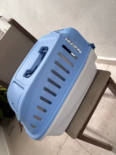 Caixa de transporte para gato ou cachorro pequeno avião modelo iata