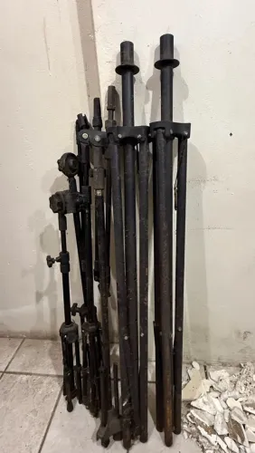 PEDESTAL MICROFONE E 2 DE CAIXA