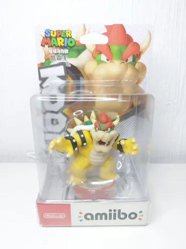 Boneco Amiibo Bowser (Koopa) Super Mario Series Original Tencent Nintendo