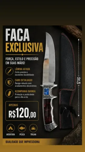 ? FACA EXCLUSIVA 32CM ?