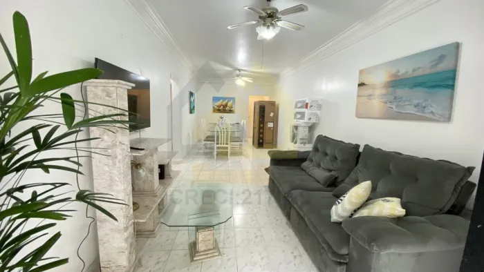 Apartamento para Locação em Guarujá, Pitangueiras, 3 dormitórios, 1 suíte, 3 banheiros, 2