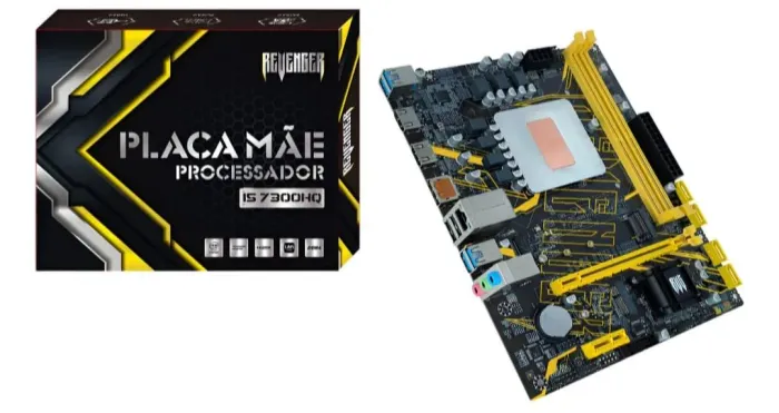 Placa Mãe C/processador Integrado I5 7300hq Ddr4 Até 64gb