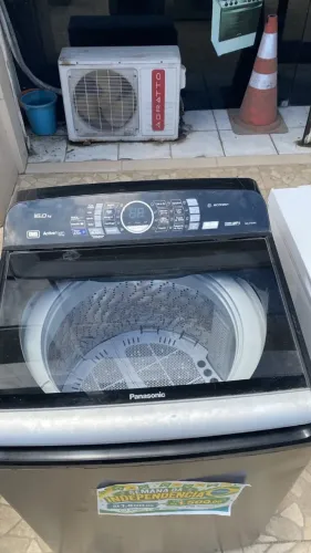 Lavadora Panasonic 16kg Cinza