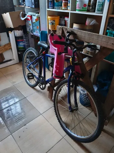 Bicicleta com cadeirinha