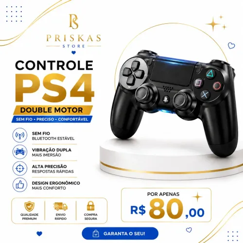 Controle PS4 Doubler Motor