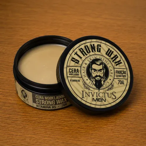 Cera Modeladora Invictus Men Premium Barba Cabelo Bigode