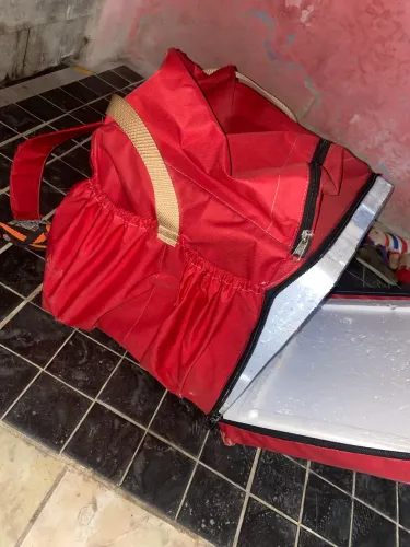 Mochila Bag Delivery De Pizza E Lanches Com Isopor 20L