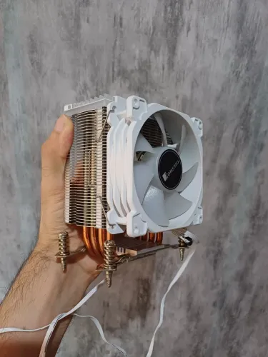 Air cooler jonsbo ARGB 4 heatpipes Branco (NA caixa)