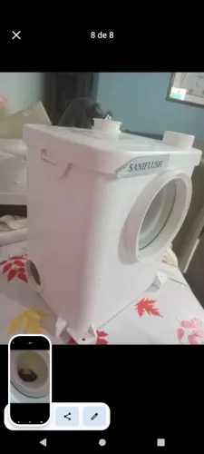 Triturador motorizado vaso sanitario 
