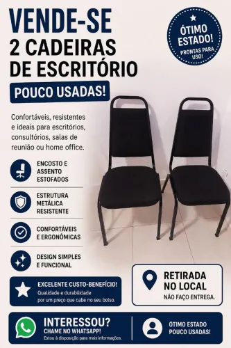 Cadeira Escritório Usada
