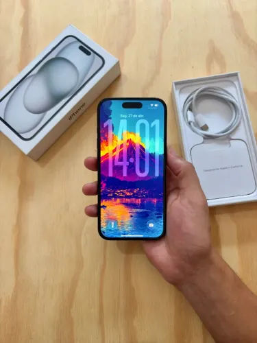 iPhone 15 - 2 Semanas de Uso, Garantia Apple até 06/2027 e Nf (Aceito Cartão)