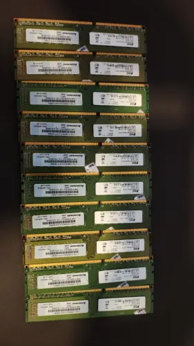 10 Memorias DDR3 2Gb 1066Mhz