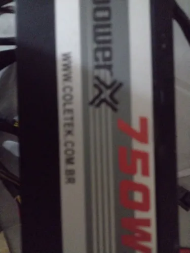 Fonte de Pc.pra placa mãe de.cabo.750w CPU de 6.pino