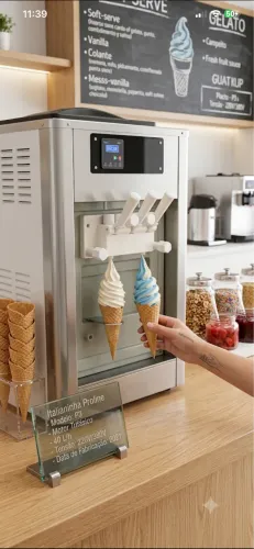 Máquina de sorvete de balcão