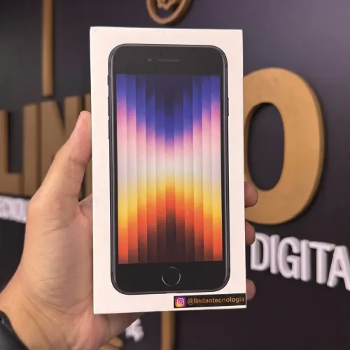 LOJA FÍSICA. IPHONE SE 3ª GERAÇÃO 64GB NOVO LACRADO 1 ANO GARANTIA | CUSTO BENEFÍCIO