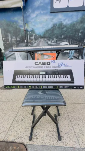 Teclado Casio CTK3500+Suporte+Pedal+banco