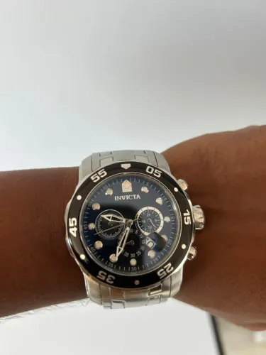 Relógio Invicta Pro Diver prata USADO original
