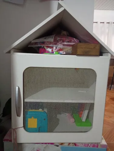 Casinha porta defumados linguiça salames