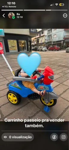 Carrinho de passeio obs: não entrego
