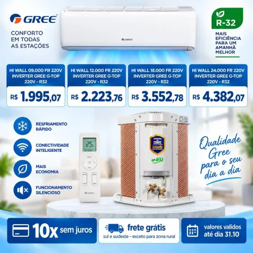 Ar-condicionado novo
