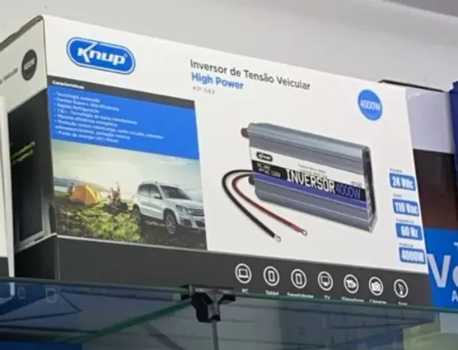 Inversor de potência de 4000w 12v pra 24v