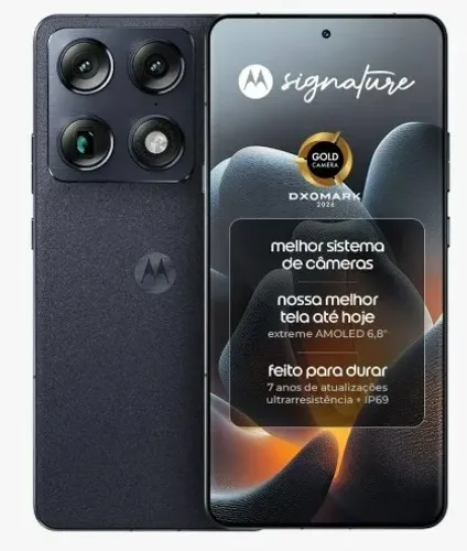 Motorola Signature 512gb Preto (LACRADO) com NF