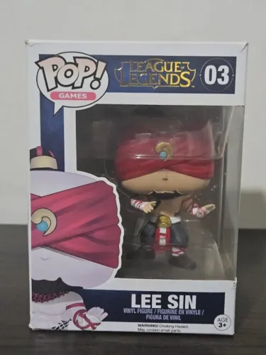 Funko Pop Lee Sin 03 Caixa Desbotada League Of Legends LOL