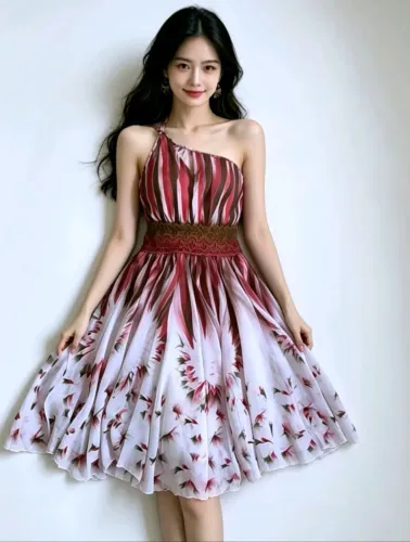Vestido MIDI Estampado 15 anos 
