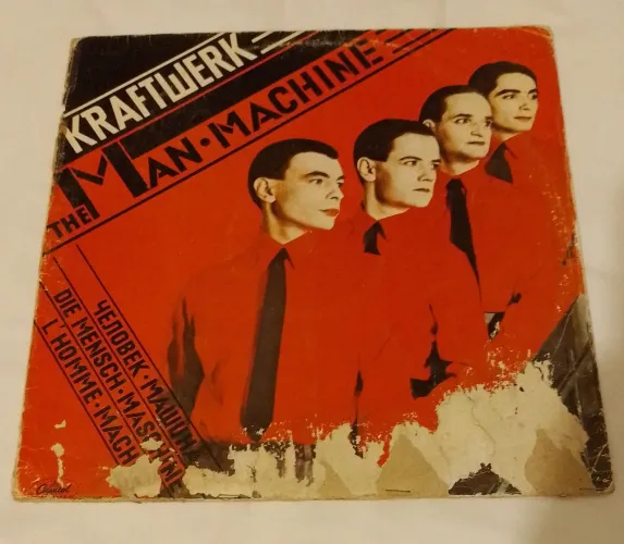 Kraftwerk The Man Machine LP Disco Vinil (Ler a Descrição)