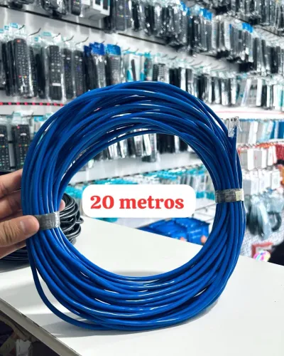 Cabo de Rede Internet- 20 Metros Lan RJ45 ( fazemos entregas )