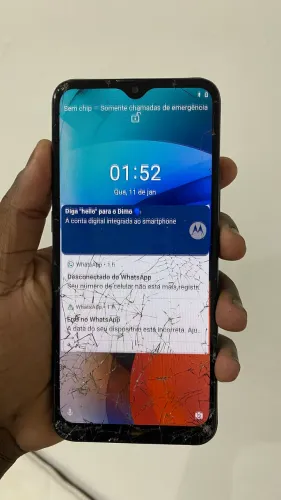 Celular com defeito na tela Motorola
