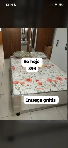 Cama casal 400,00 entrega agora 