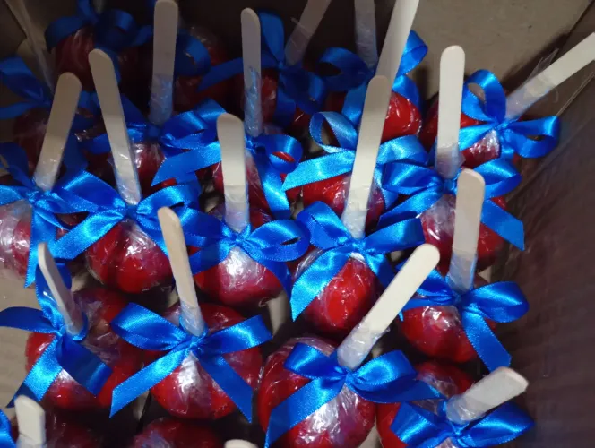 Maçãs do Amor Tradicionais para sua Festa ou Evento