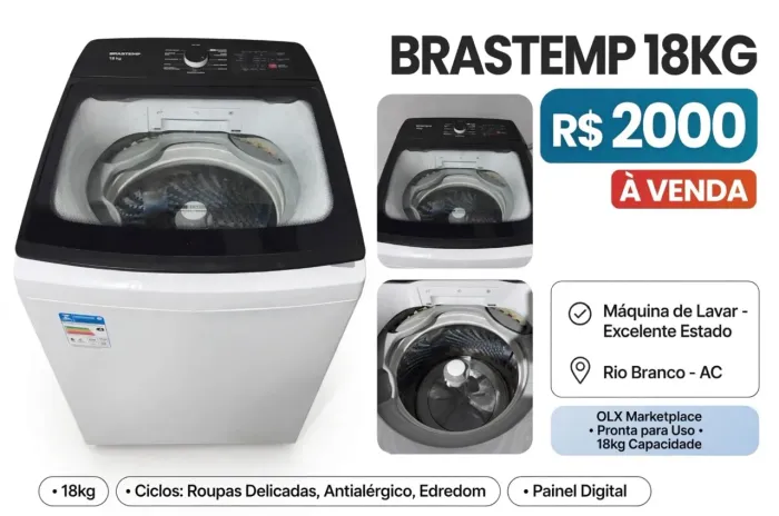 Lavadora Brastemp