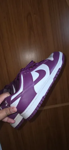 Tênis Nike Dunk Low Retro Viotech Branco/Roxo Original - Tam. 39