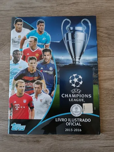 Álbum Figurinhas Champions League 2015-2016 Topps + 300 figurinhas sem repetição