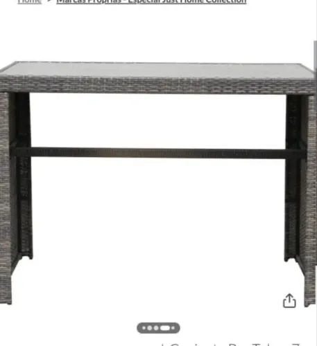 MESA RATAN COM 04 BANCOS