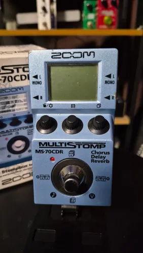 Pedal Guitarra Zoom Ms70cdr excelente estado 