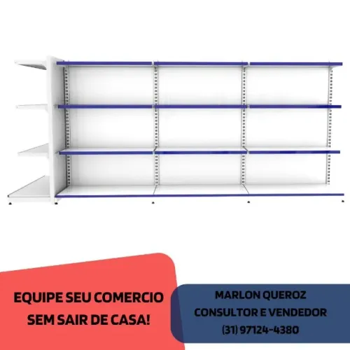 Gôndola Central Branca Polar 