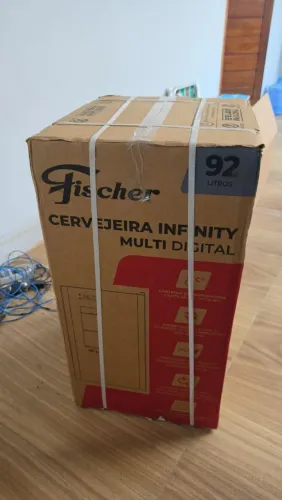 FISCHER CERVEJEIRA INFINITY MULTI FROST FREE 92L PRETO 220V - 37200-105350