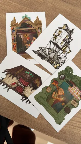Cartão Postal Harry Potter Minalima