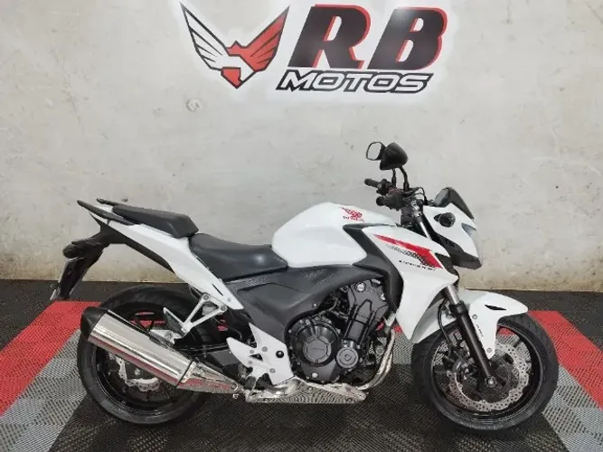 CB 500 F com Abs 2014 Branca com 39.000 km ( A mais Top de Todas as Galáxias )