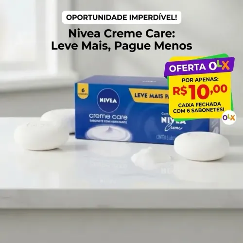 Caixa 6 Sabonetes Nívea 