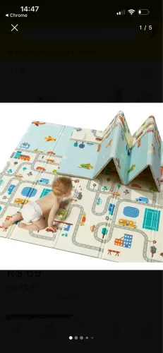 Tapete infantil emborrachado