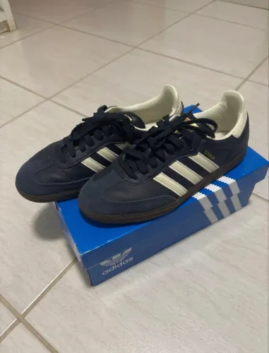 Adidas Samba OG night navy cream white gum