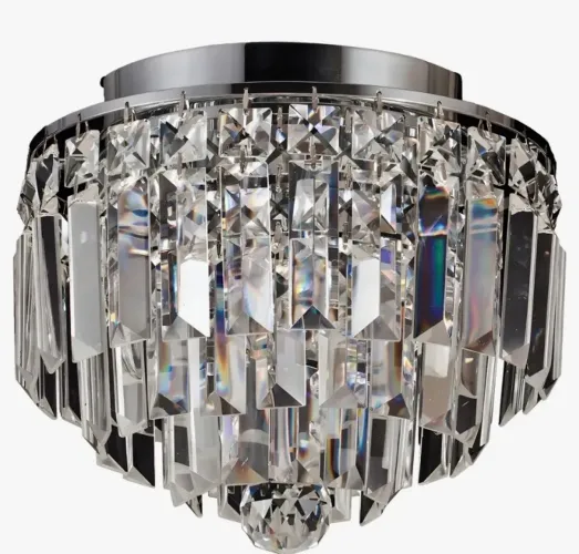 Lustre plafon cristais k9 hevvy HU1100 para 4 lampadas g9