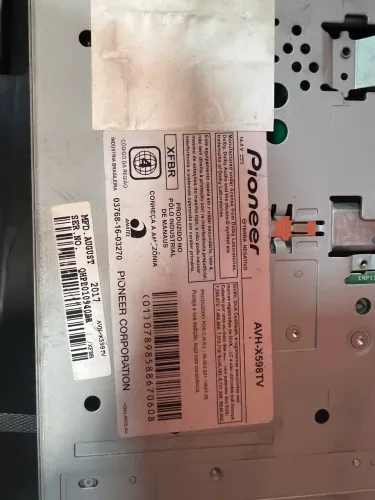 Som automotivo Avh-x598tv