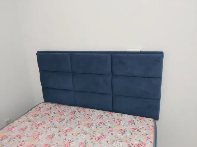 Cama box casal e Cabeceira Seminovo 1 mês de uso 
